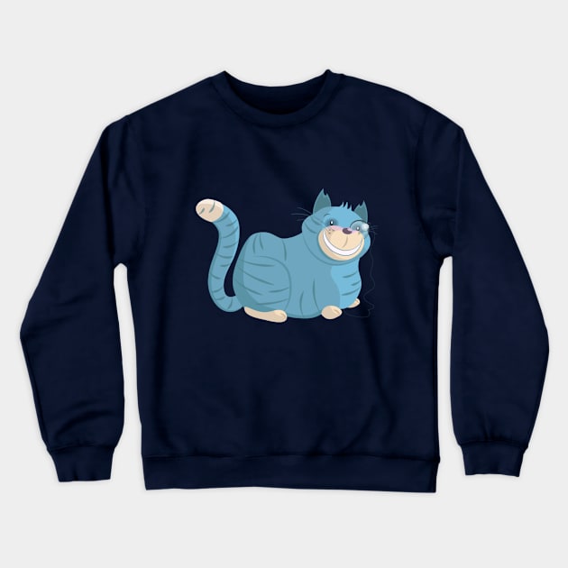 Sir Cheshire Crewneck Sweatshirt by jenncarney13